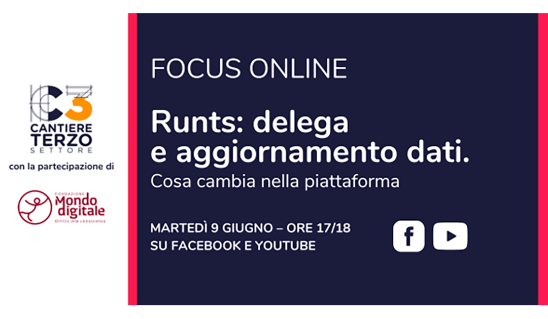 Runts: le novità su delega e aggiornamento dati