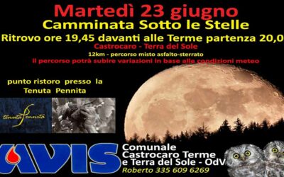 Camminata sotto le stelle a Castrocaro