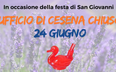 Chiusura ufficio a Cesena – Patrono