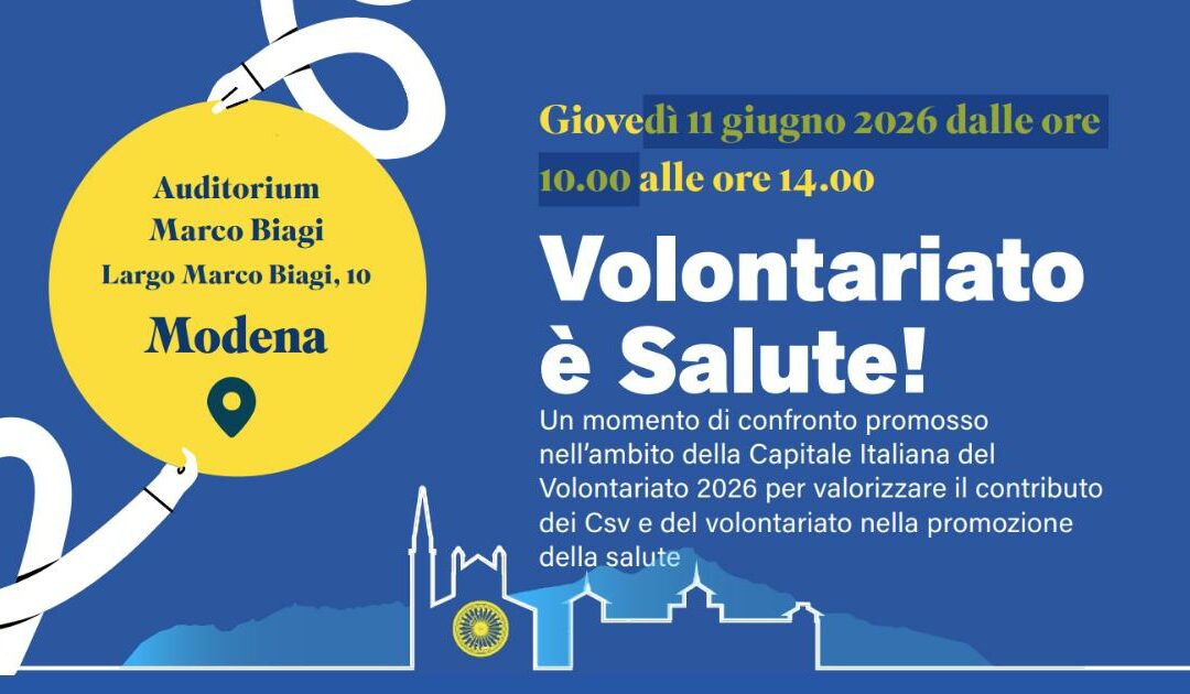 Volontariato è salute