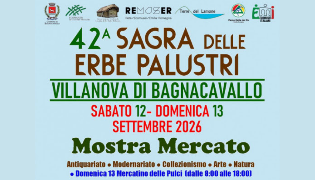Articolo sagra delle erbe palustri Evento a Villanova di Bagnacavallo.