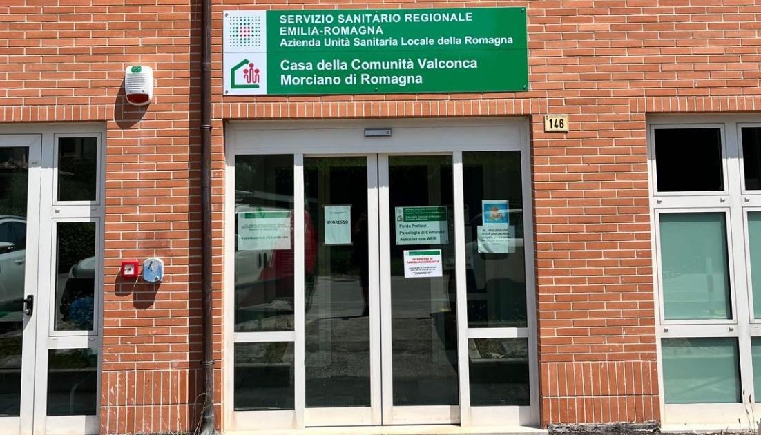 Ingresso Casa della Comunità Valconca