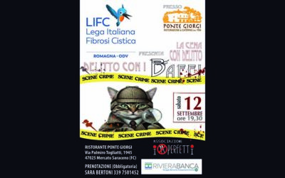 Cena con “Delitto con i baffi”