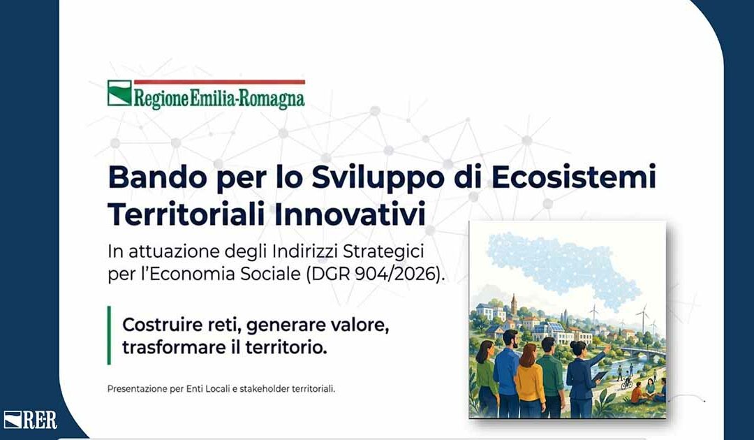 Bando sviluppo di ecosistemi – incontri presentazione