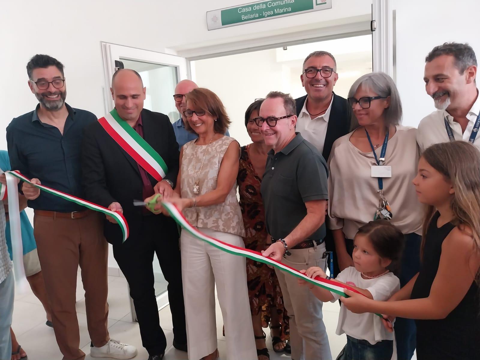 Taglio del nastro Casa della Comunità di Bellaria Igea Marina
