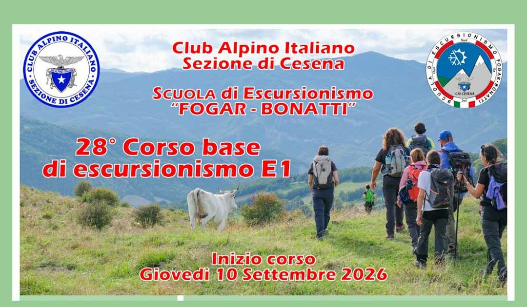 28° Corso base escursionismo – Cesena