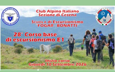 28° Corso base escursionismo – Cesena