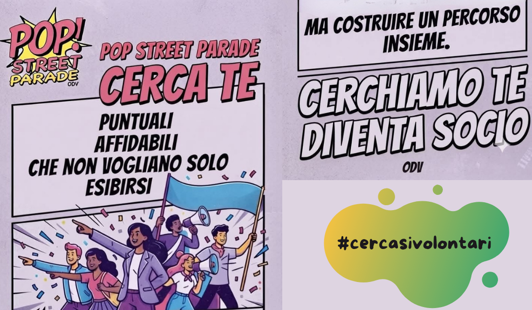 POP Street Parade ODV apre le porte a nuovi volontari e soci