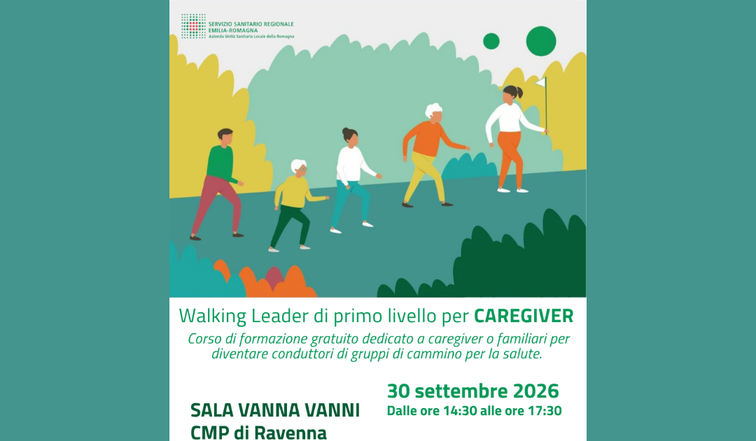 Walking leader di primo livello: percorso per caregiver
