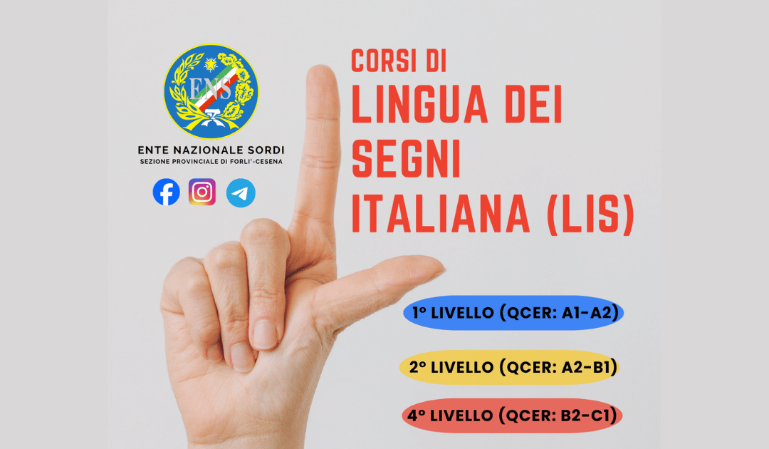 Corsi per imparare la Lingua dei Segni Italiana (LIS)