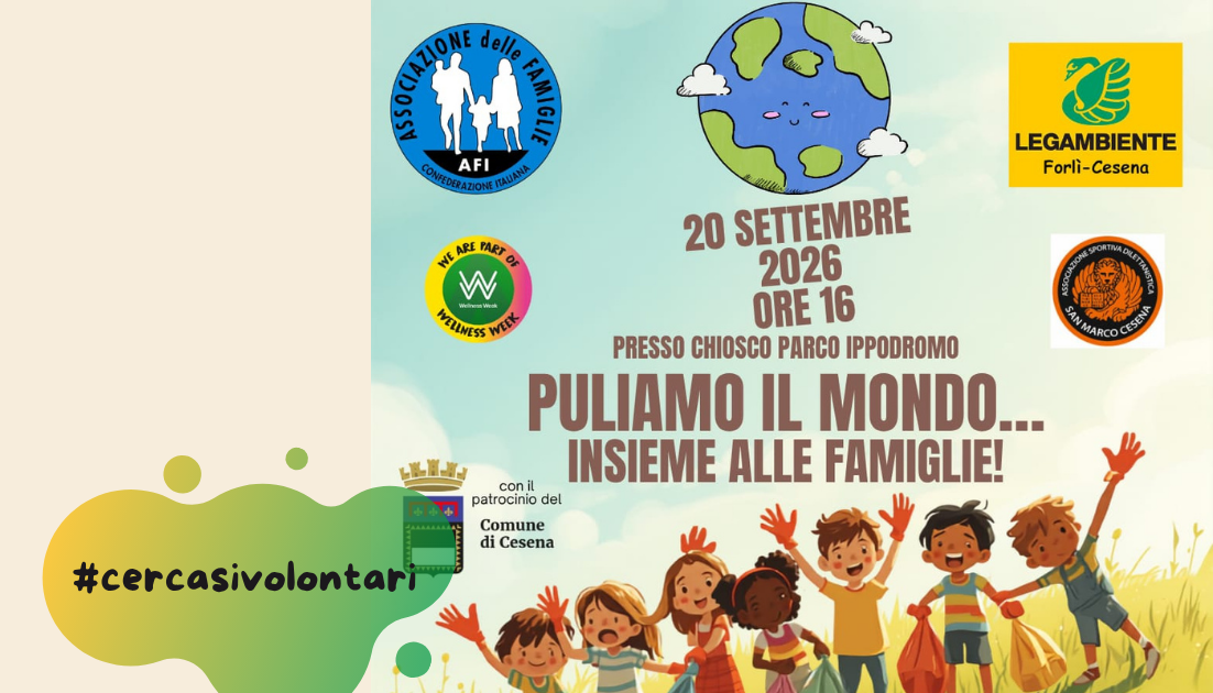 puliamo il mondo con le famiglie