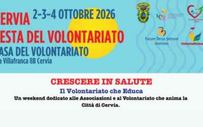 Festa del volontariato a Cervia: giovani, salute e solidarietà