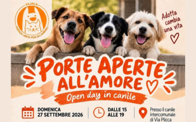 “Porte aperte all’amore”: Open Day al Canile Intercomunale di Faenza