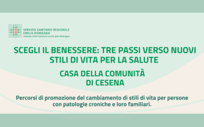 Cesena: Tre passi verso nuovi stili di vita per la salute