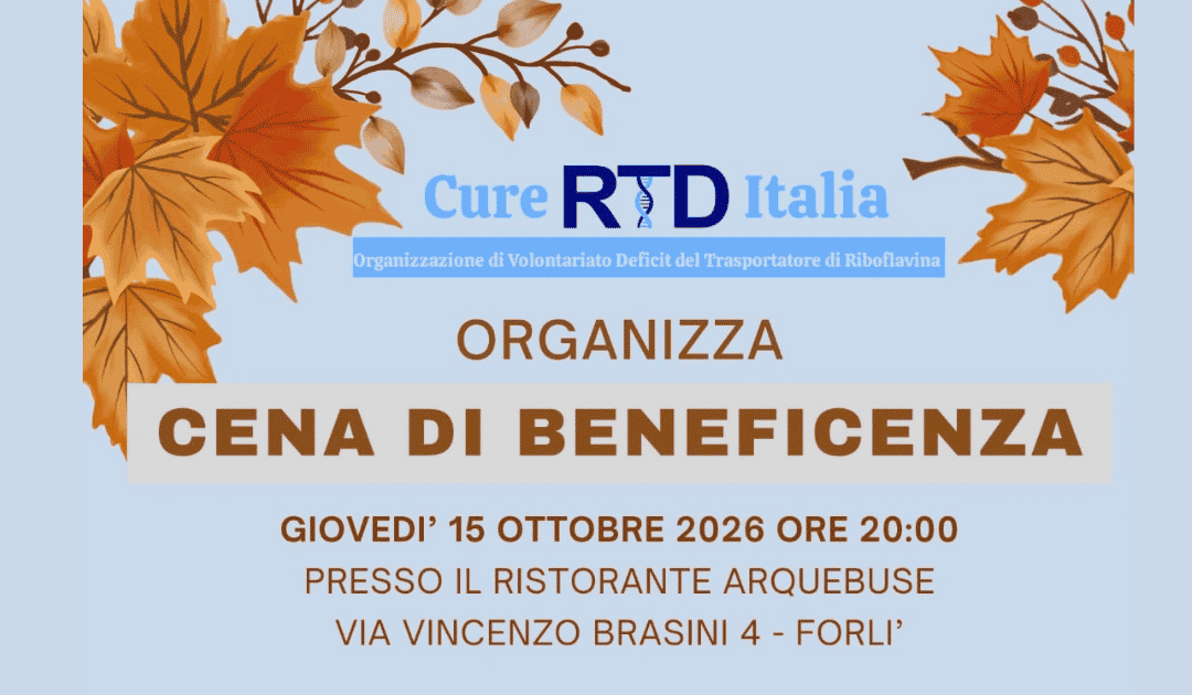 Cena di beneficenza Cure RTD Italia