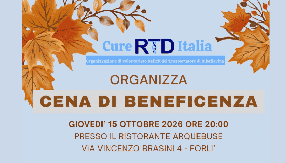 cena di beneficenza cure rtd Italia cena di beneficenza cure rtd Italia