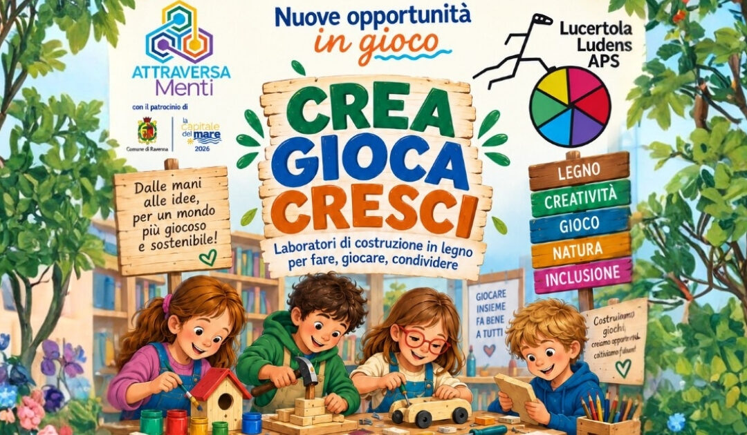 Crea, Gioca, Cresci: laboratori col legno per piccoli creativi