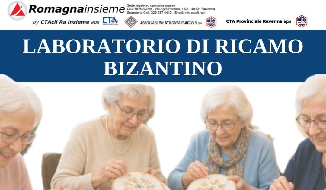 Laboratorio di ricamo bizantino