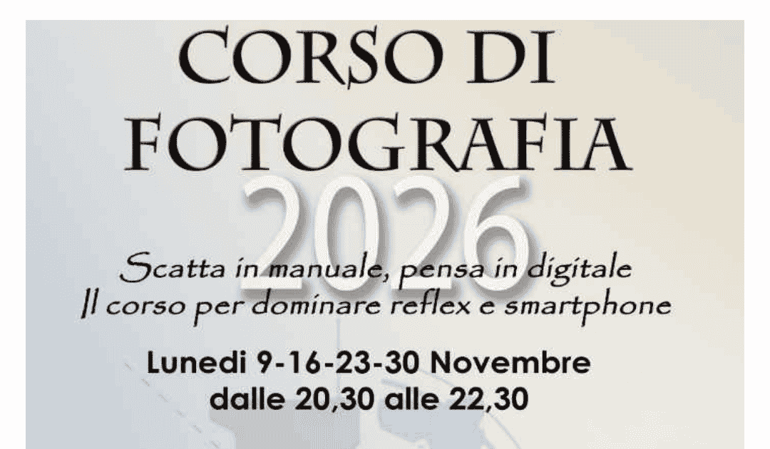 Corso di fotografia a Forlì
