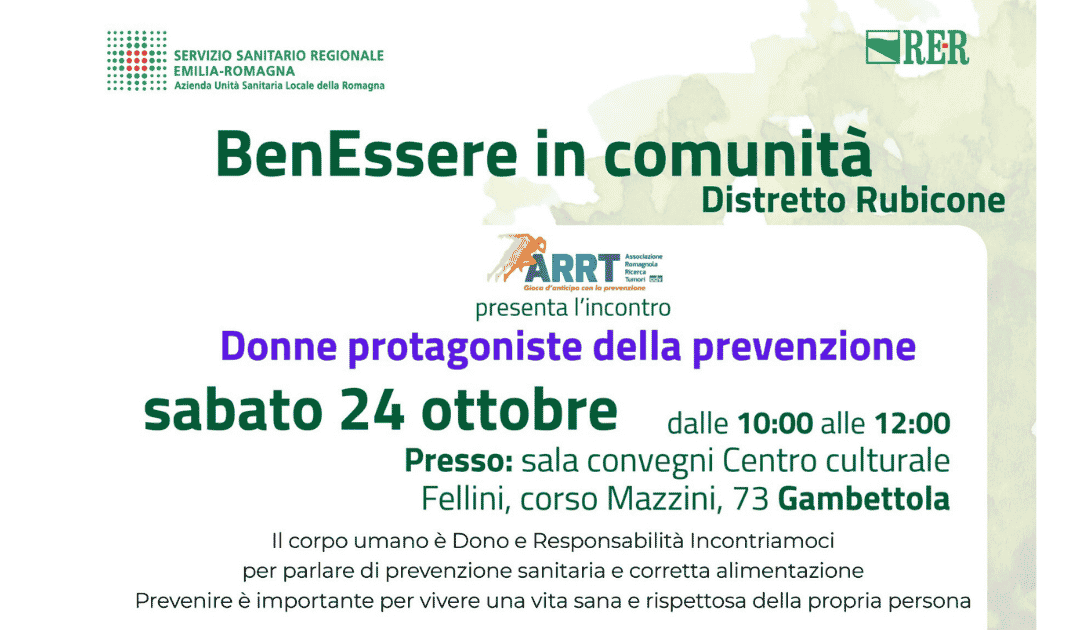 Donne protagoniste della prevenzione – Gambettola