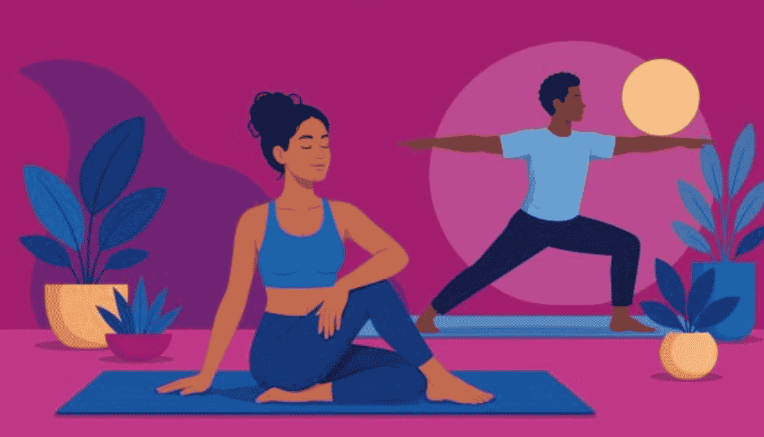 nuove discipline sport persona che fa yoga