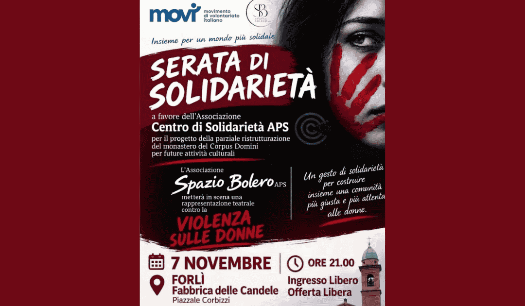 Serata di solidarietà a Forlì