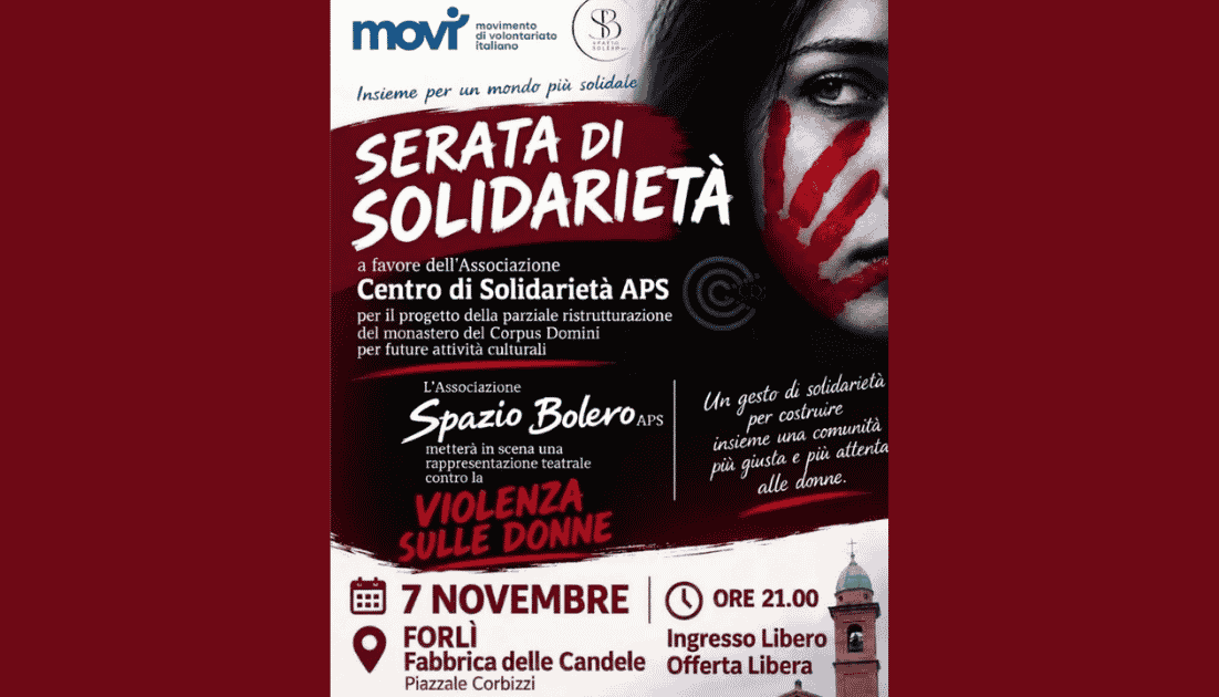serata di solidarietà 7 novembre serata di solidarietà 7 novembre